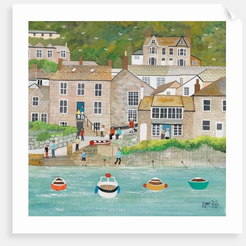 The Wharf at Mousehole, 2013 by Judy Joel