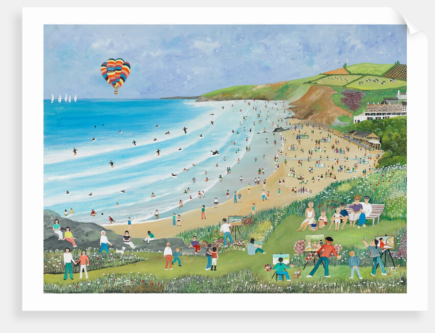 Watergate Bay, Cornwall, 2012 by Judy Joel