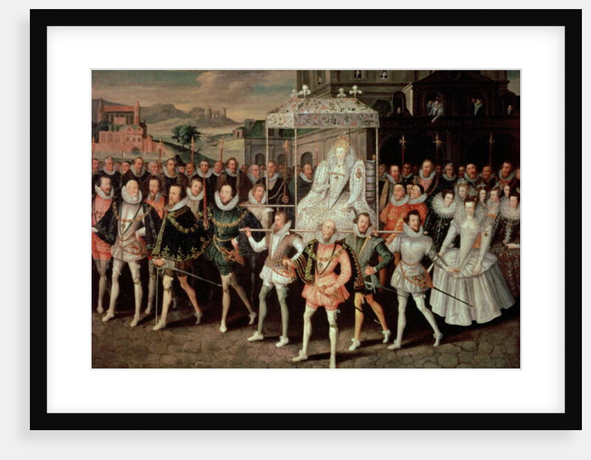 Procession portrait of Elizabeth I of England, c. 1601 by Robert Peake