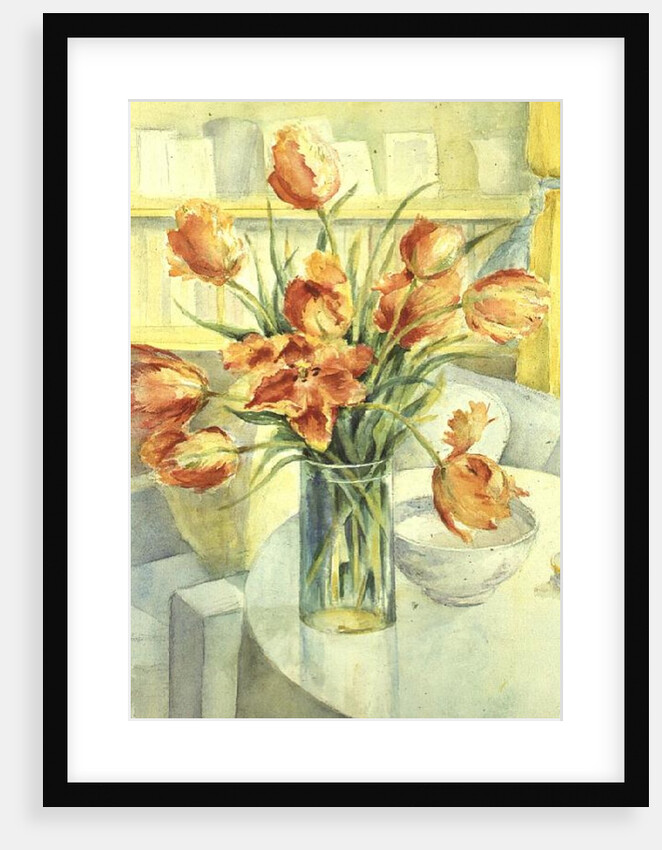 Artist's Tulips in the Drawing Room by Karen Armitage
