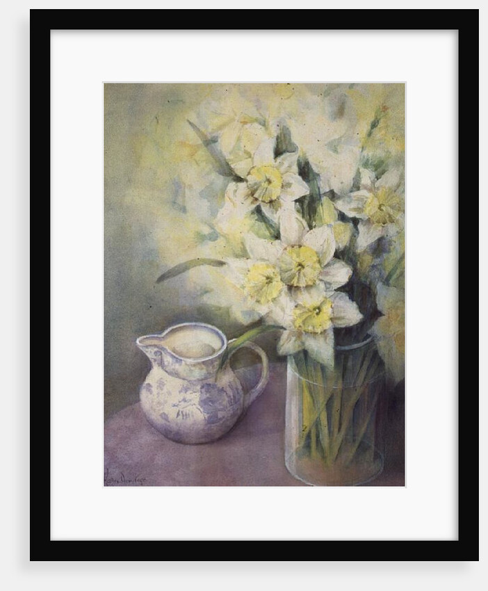 Daffodils with Oriental Jug by Karen Armitage