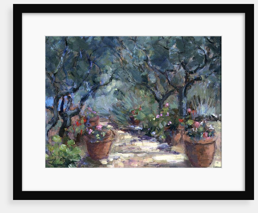 Garden in Porto Ercole, Italy, 1996 by Karen Armitage