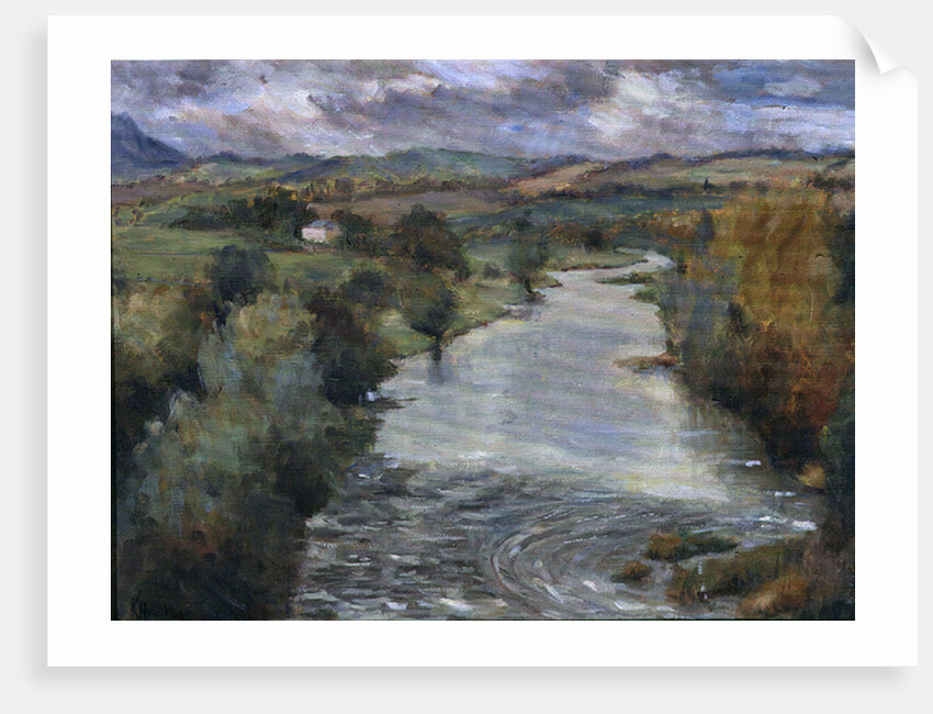 The River Tweed, Roxburghshire, 1995 by Karen Armitage