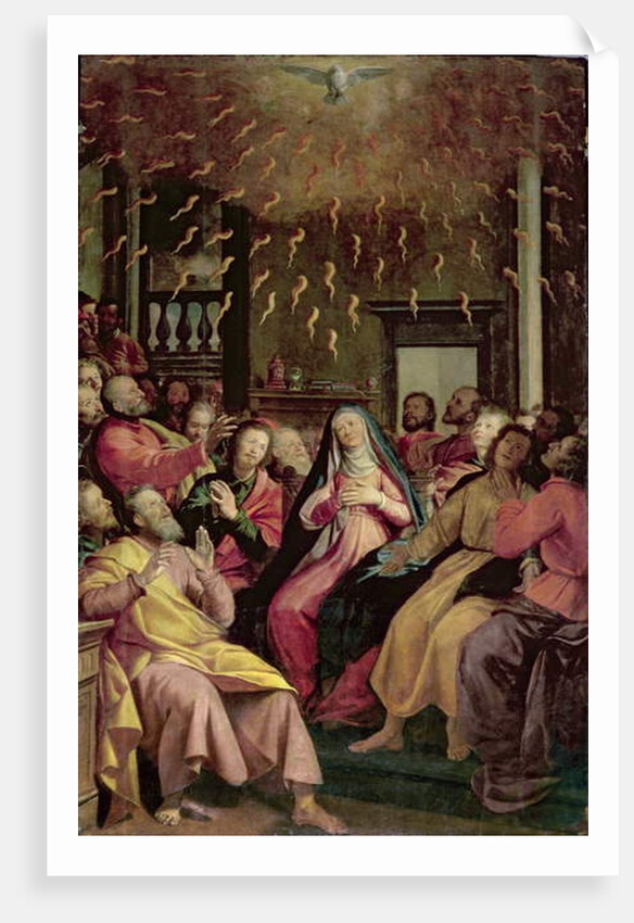 The Pentecost, c.1598 by Santi di Tito