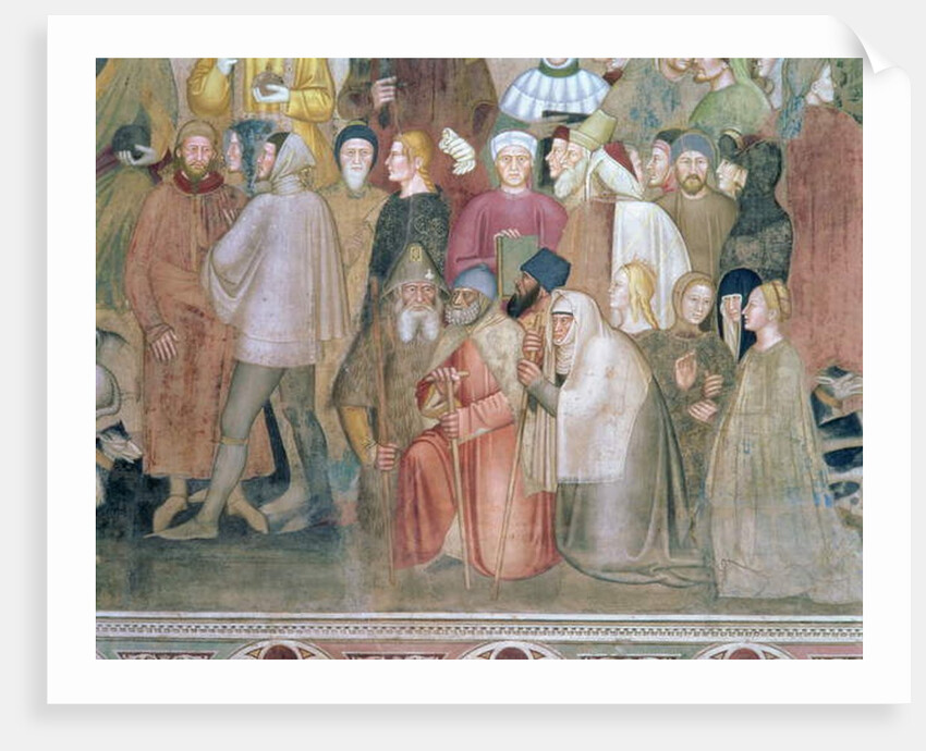 The Church Militant and Triumphant, detail by Andrea di Bonaiuto