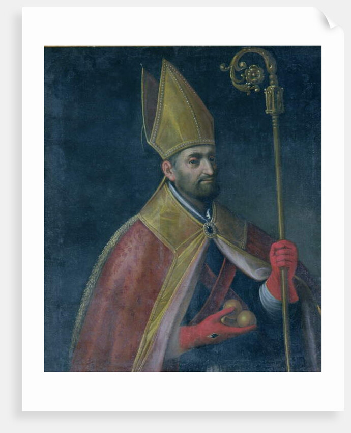 Portrait of St. Nicholas, 1700 by Italian School