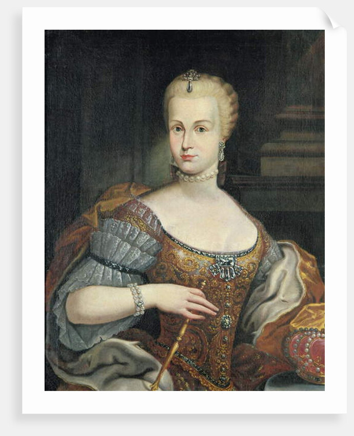 Portrait of the Wife of Pietro Leopoldo di Lorena, c.1750 by Italian School