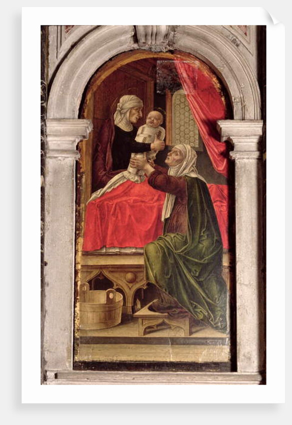 Triptych of the Madonna of the Misericordia, 1473 by Bartolomeo Vivarini