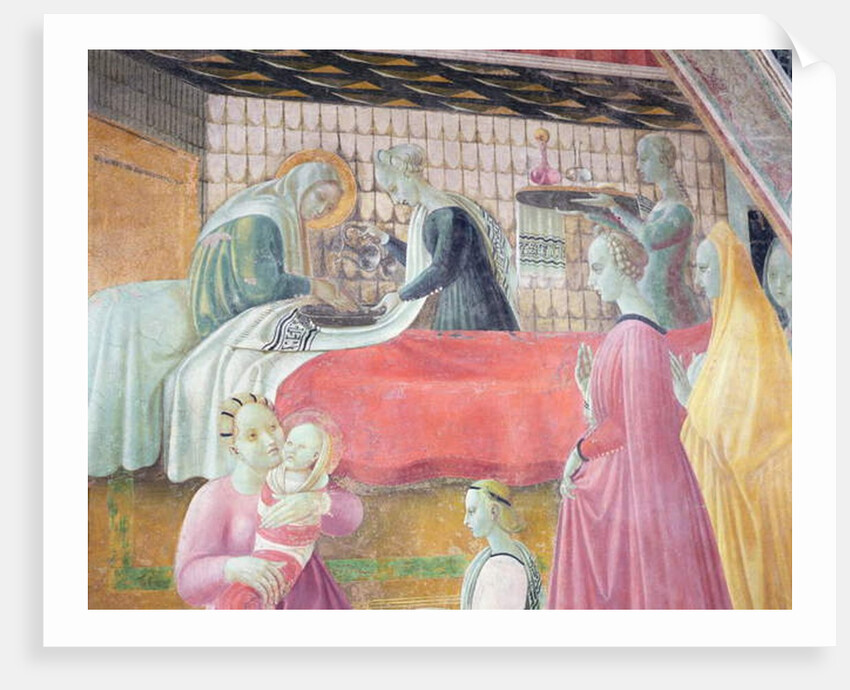 Birth of the Virgin by Paolo Uccello