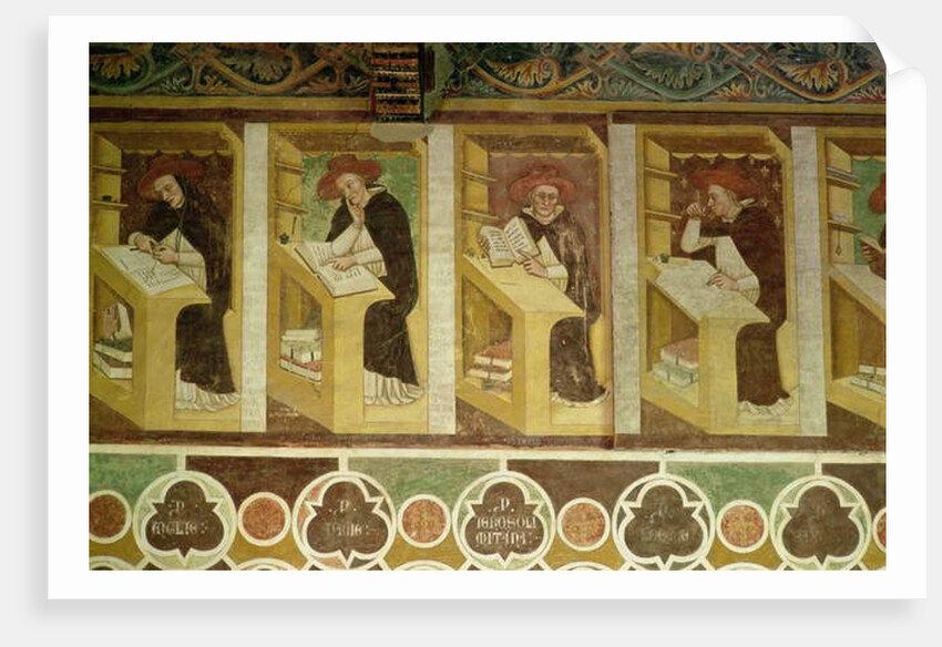 Four Dominican Monks at their Desks by Tommaso da Modena