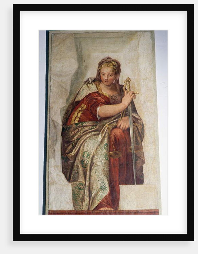 Justice by (1528-88) Veronese