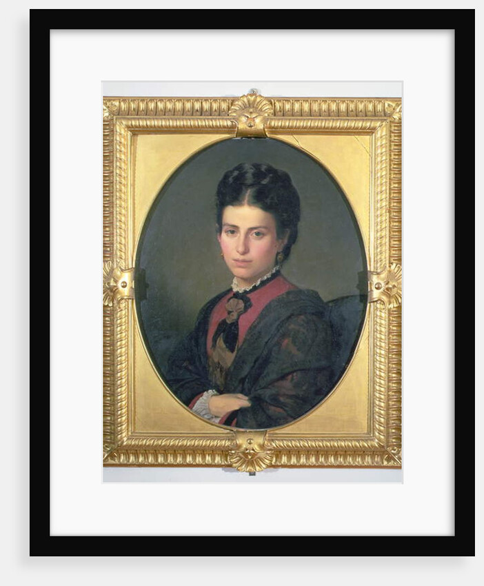 Portrait of Emilia Sampieri, 1870 by Alessandro Franchi
