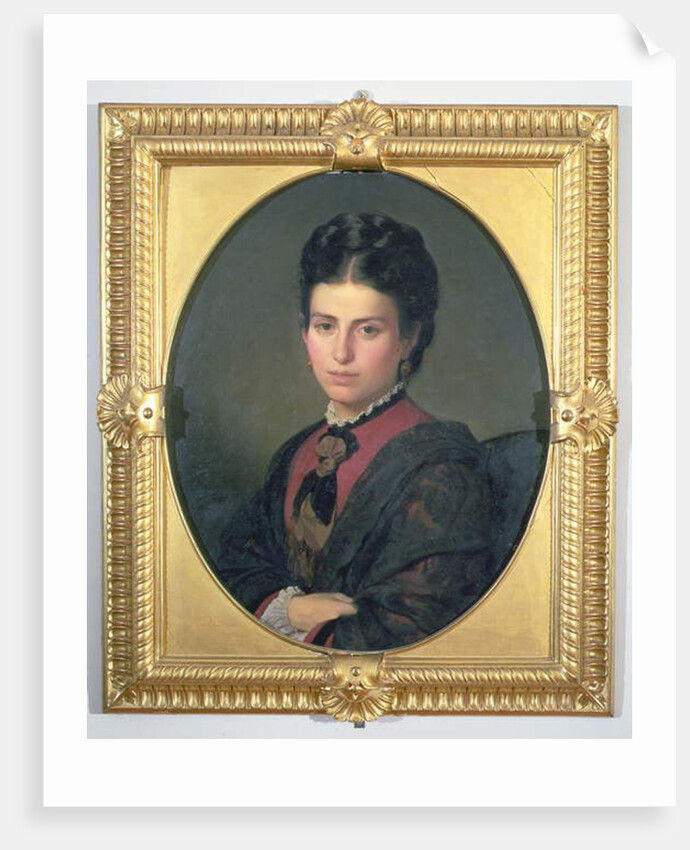Portrait of Emilia Sampieri, 1870 by Alessandro Franchi