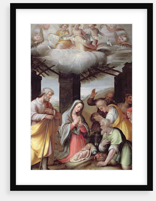 Adoration of the Shepherds, c.1500 by Michel Colombe