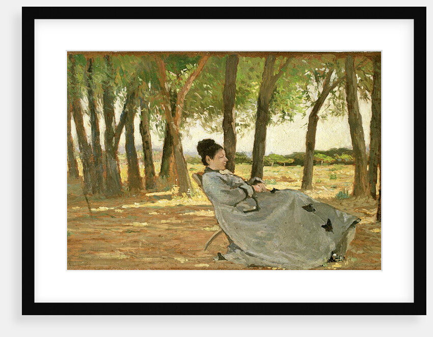 Portrait of Signora Martelli by Giovanni Fattori