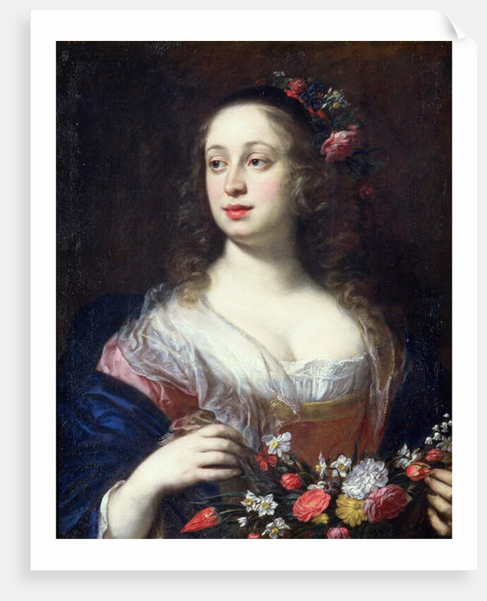 Portrait of Vittoria della Rovere dressed as Flora, c.1639 by Justus Sustermans