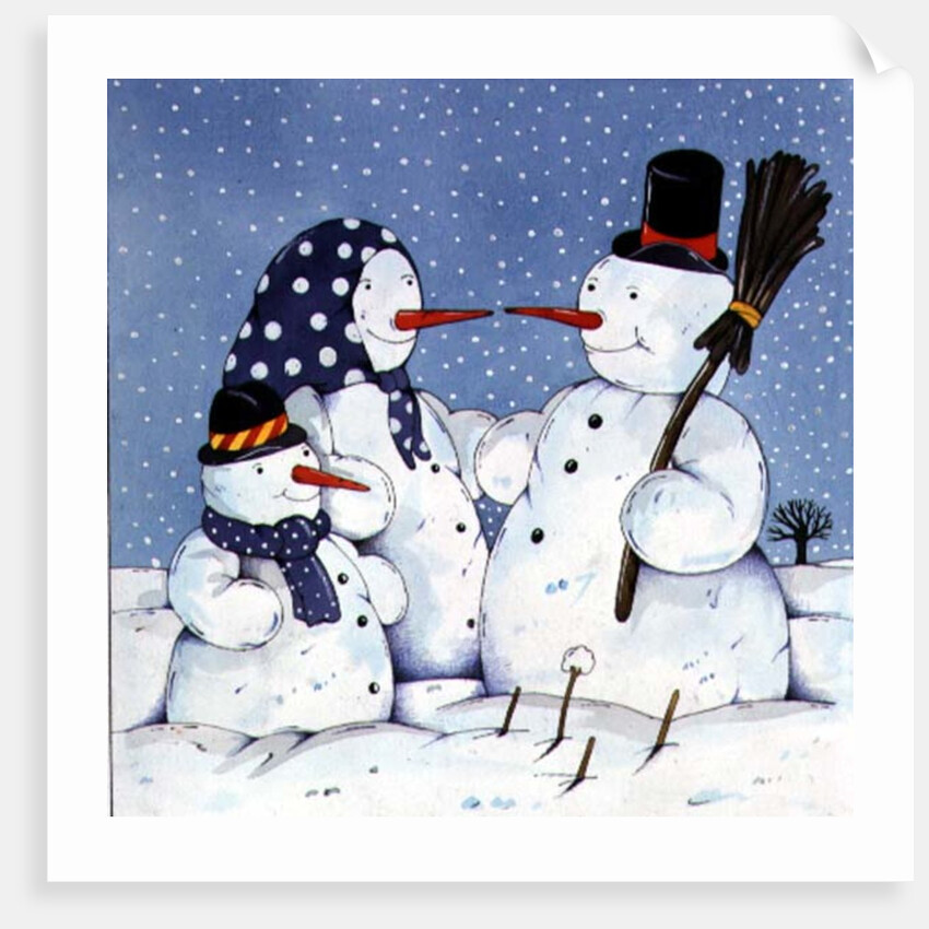 The Snowman Family, 1997 by Christian Kaempf