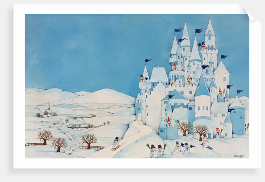 Snowman Castle, 1997 by Christian Kaempf