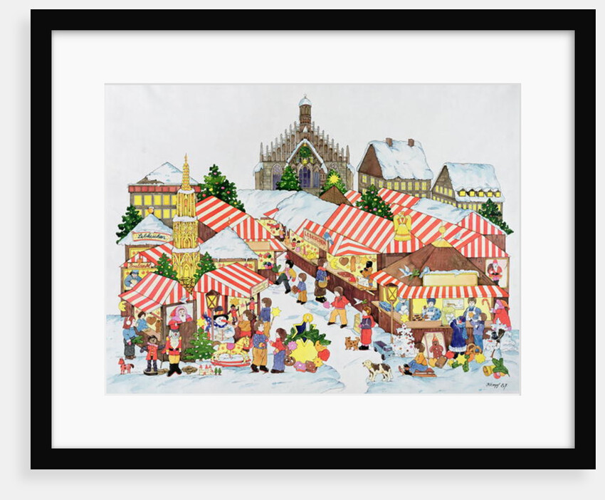 Christkindlmarket, Nuernberg, 1987 by Christian Kaempf
