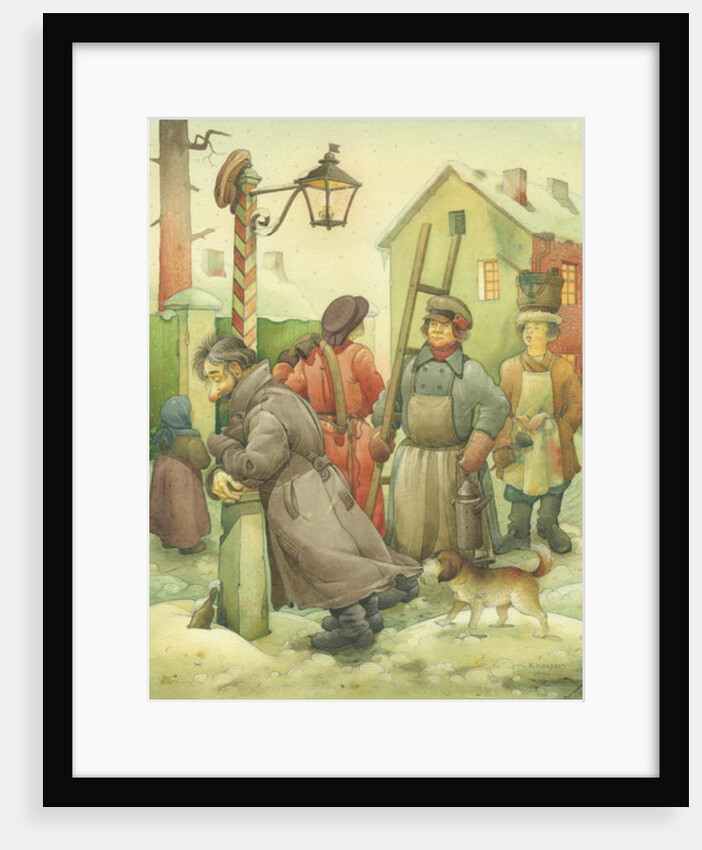 Russian Scene O1, 1994 by Kestutis Kasparavicius