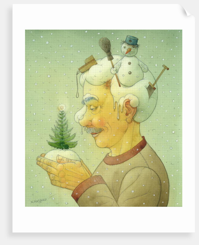 Snowy Winter, 2006 by Kestutis Kasparavicius
