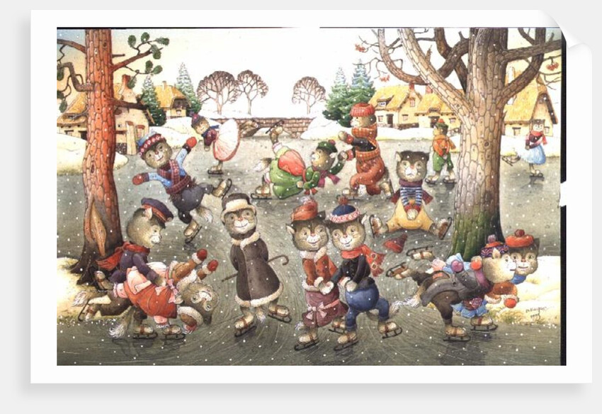 Cats on Skates by Kestutis Kasparavicius