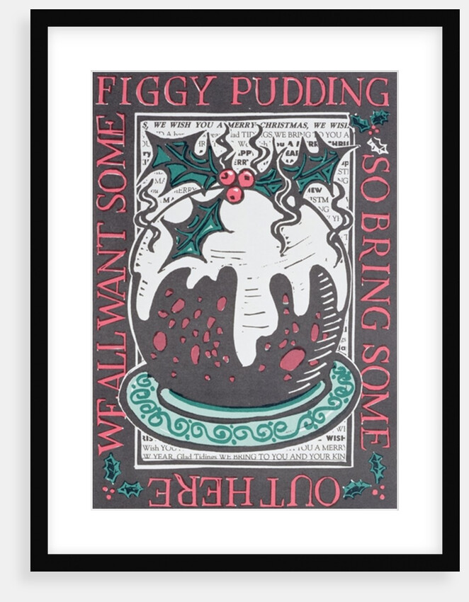 Figgy Pudding, 1998 by Karen Carter