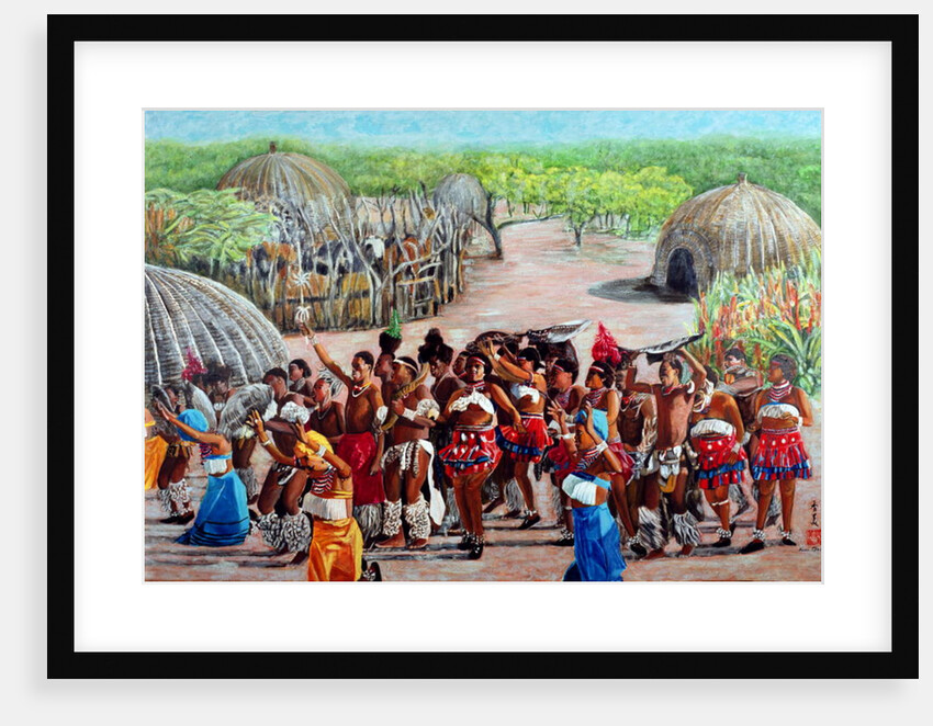 Zulu Celebration, 1989 by Komi Chen