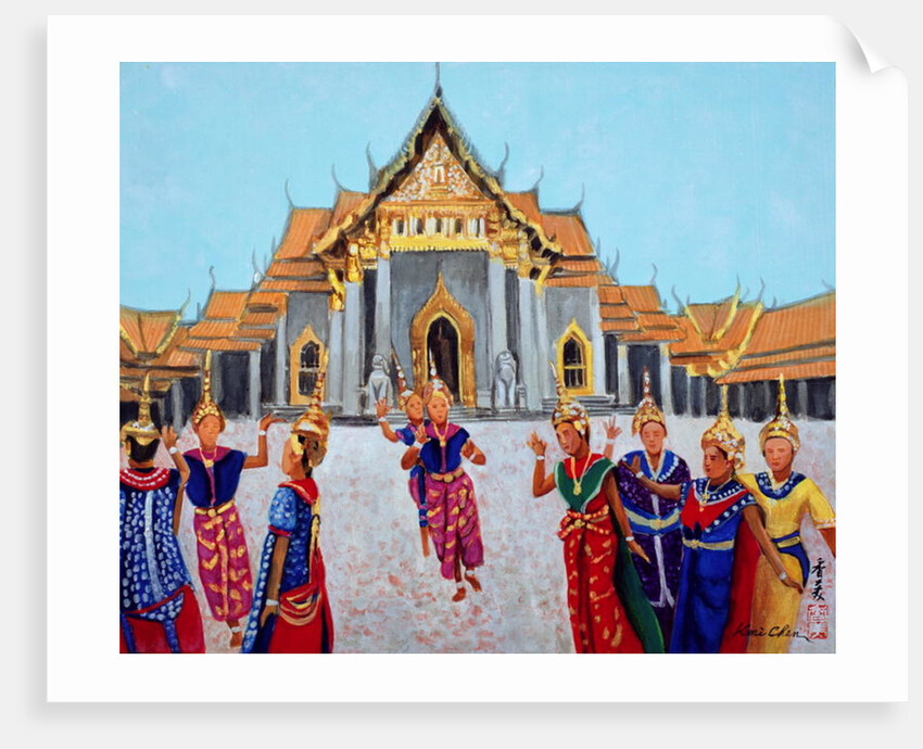 Traditional Thai Dance, 1990 by Komi Chen