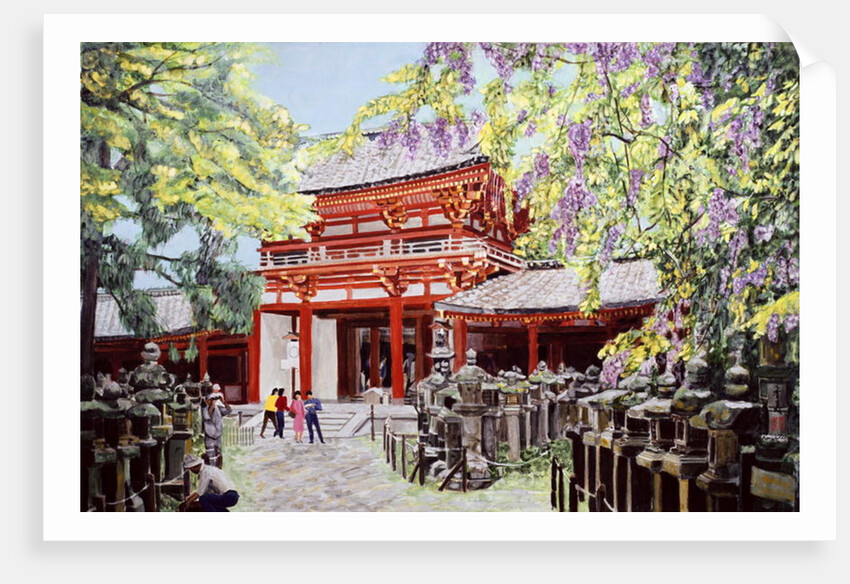 When Wisterias Blossom, 1989 by Komi Chen