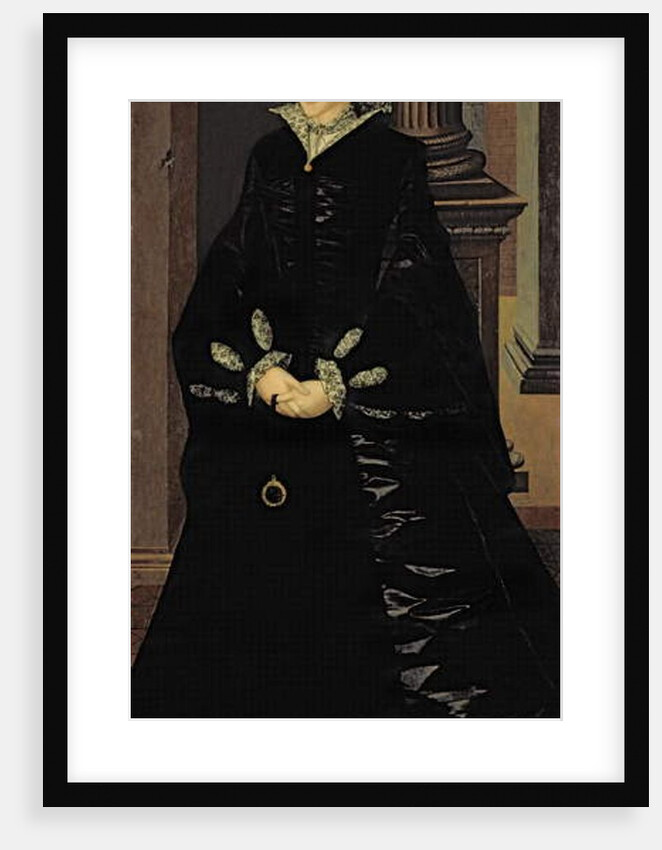 Portrait of a Lady in Black, probably Lady Margaret Arundell, c.1553 by Guillaume Scrots