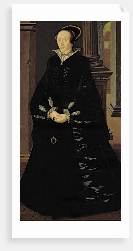 Portrait of a Lady in Black, probably Lady Margaret Arundell, c.1553 by Guillaume Scrots