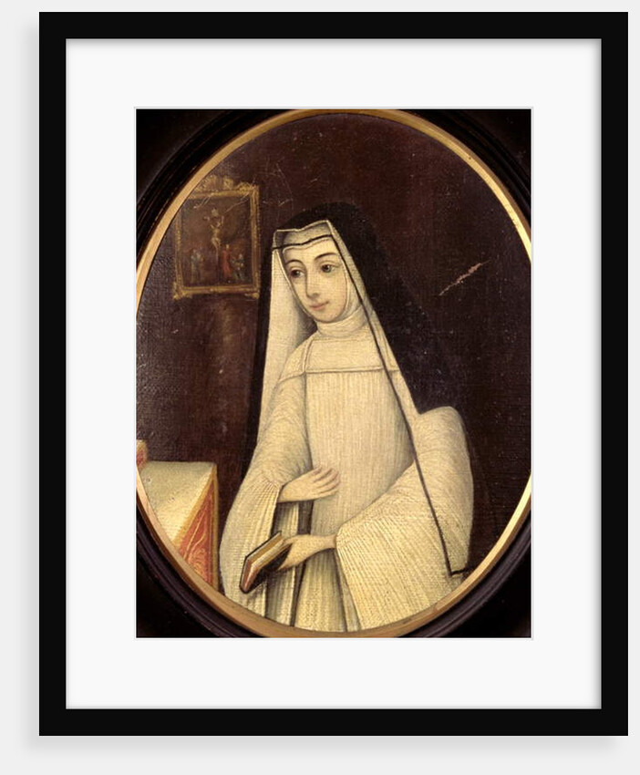 Frances Justina Huddleston in the habit of a nun of the order of Augustinian Canonesses at the English Convent in Bruges, c.1727 by Netherlandish School