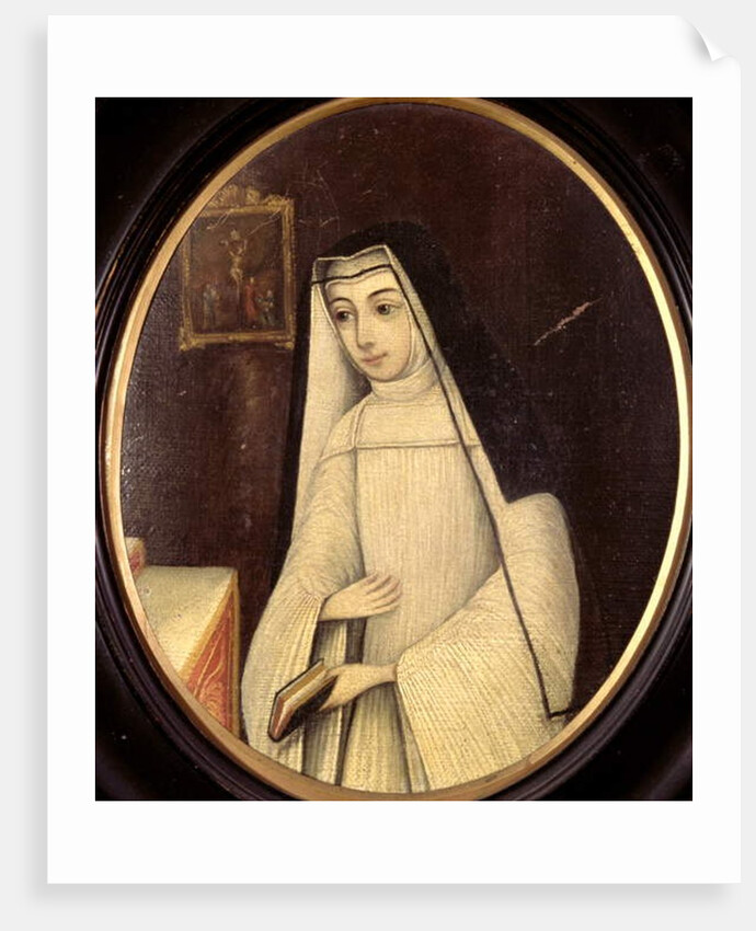 Frances Justina Huddleston in the habit of a nun of the order of Augustinian Canonesses at the English Convent in Bruges, c.1727 by Netherlandish School