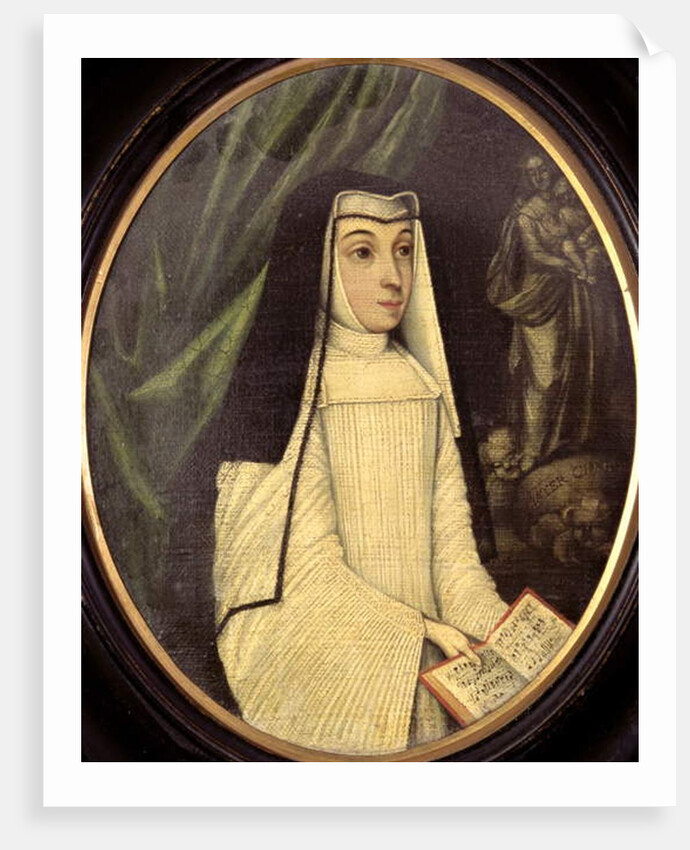 Mary Barbara Huddleston in the habit of a nun of the order of Augustinian Canonesses at the English Convent in Bruges, c.1727 by Netherlandish School