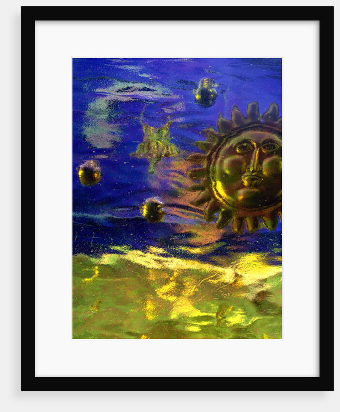 Blue and Gold Sun by Katherine Fawssett