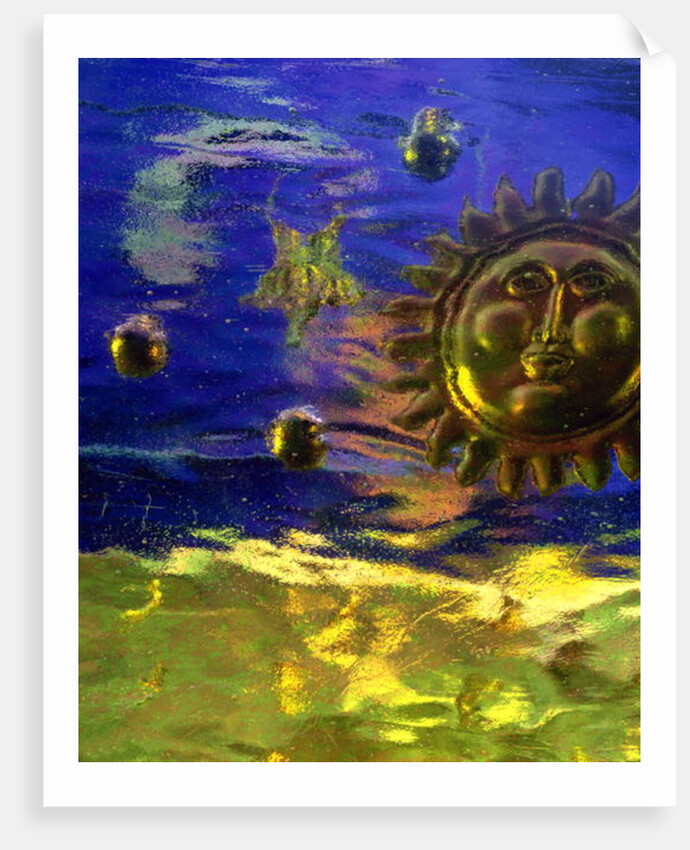 Blue and Gold Sun by Katherine Fawssett