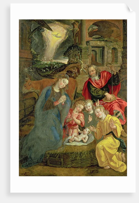 Birth of Christ by Maarten de Vos