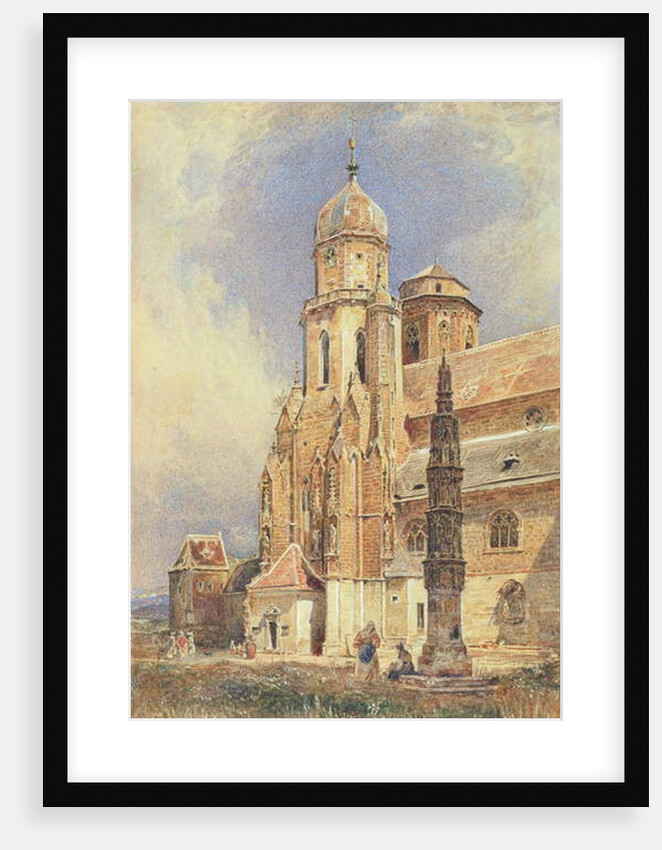 Abbey Church of Klosterneuburg, 1844 by Rudolph von Alt