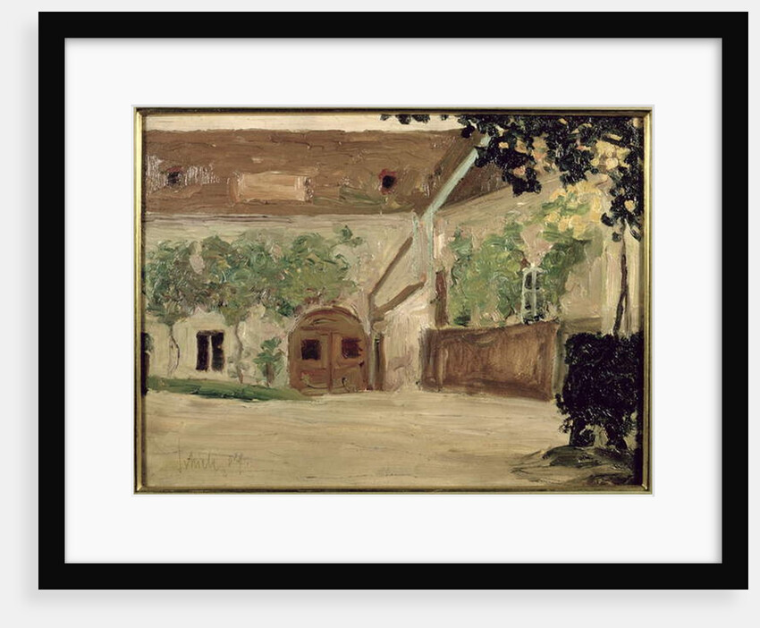 The Joiner Workshop in Klosterneuburg, 1907 by Egon Schiele