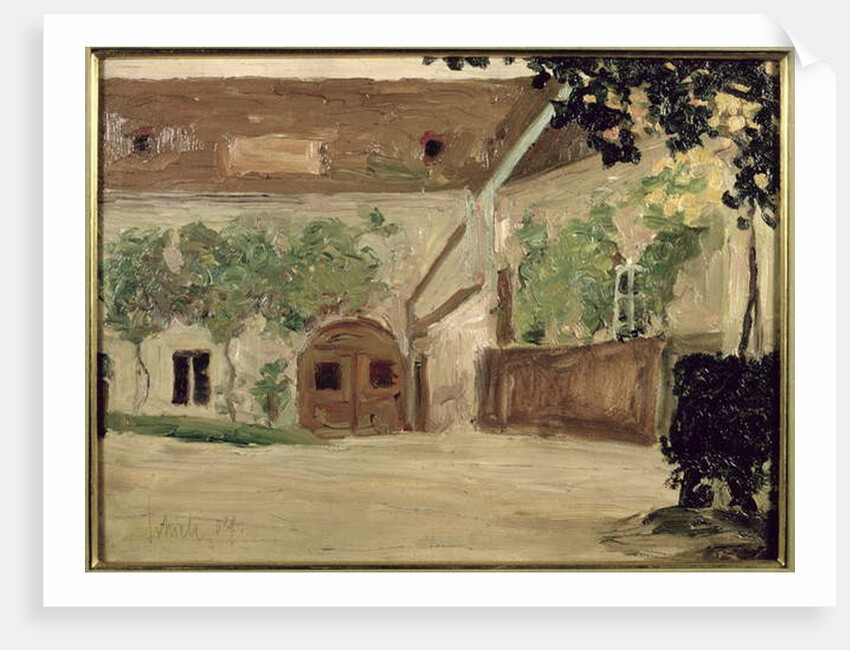 The Joiner Workshop in Klosterneuburg, 1907 by Egon Schiele