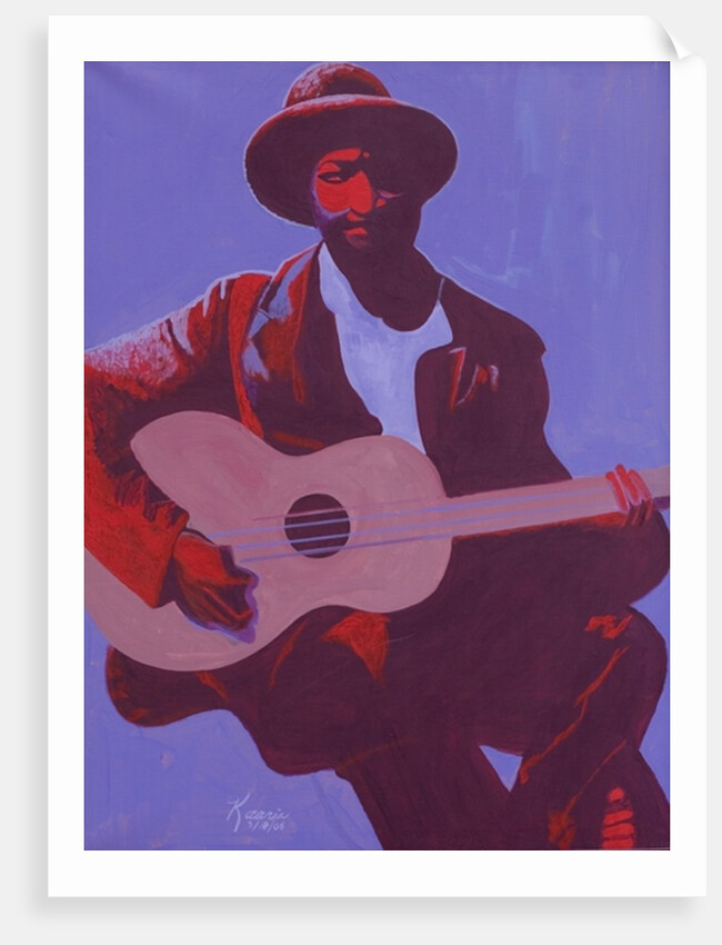 Purple Blues, 2006 by Kaaria Mucherera