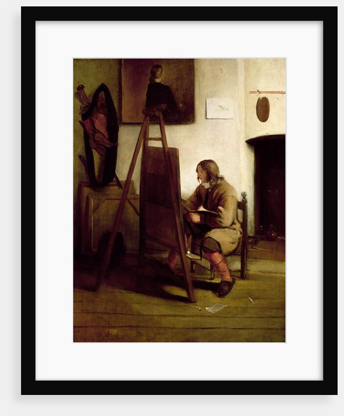 An artist in his studio by Carel Fabritius