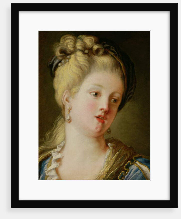 Portrait of a young woman by Jean-Honore Fragonard