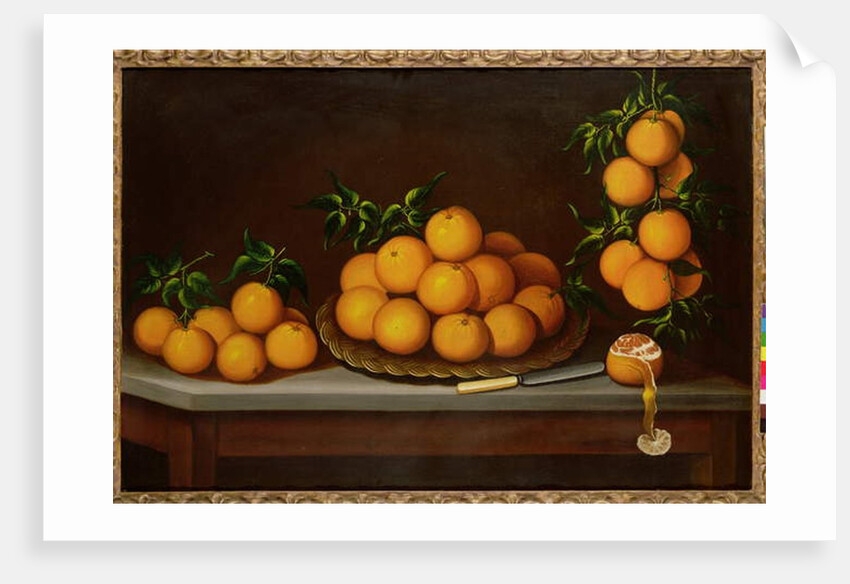 Still life with oranges, 1679 by Francisco de Vargas