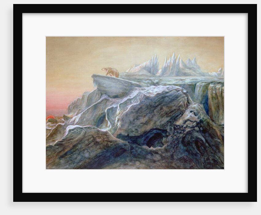 Polar Bear on an Iceberg by William Bradford