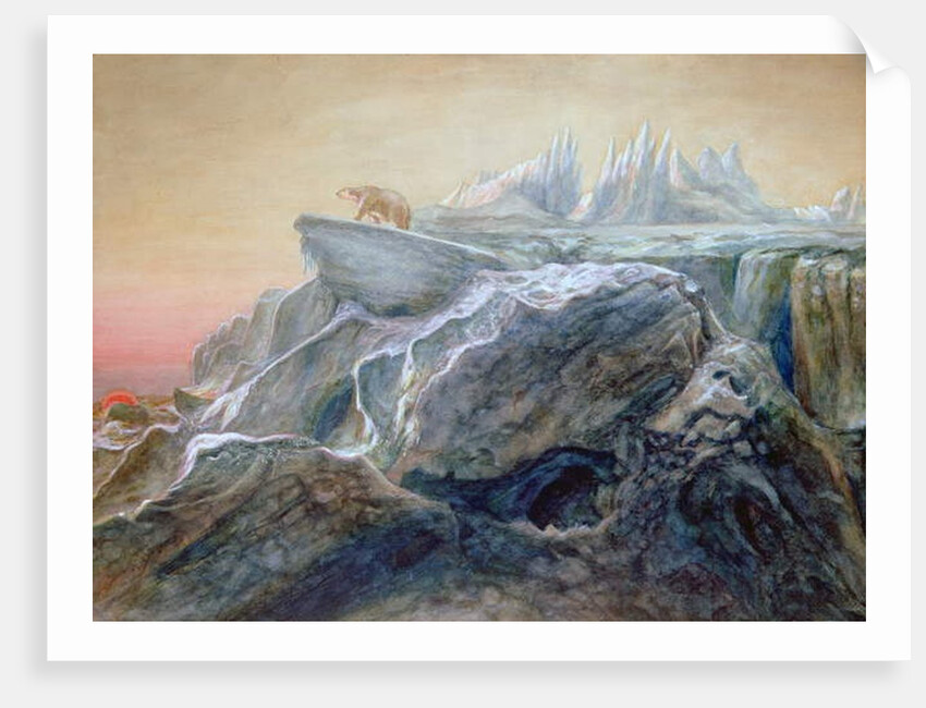 Polar Bear on an Iceberg by William Bradford