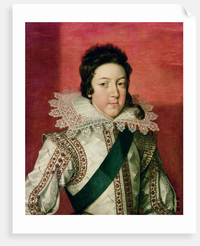 Portrait of Louis XIII as a Boy, wearing the Order of the Saint Espirit, c.1616 by Frans II Pourbus