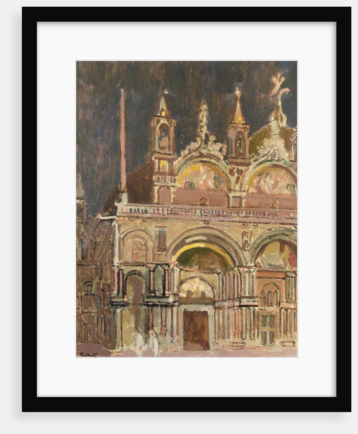 San Marco, Venice by Walter Richard Sickert