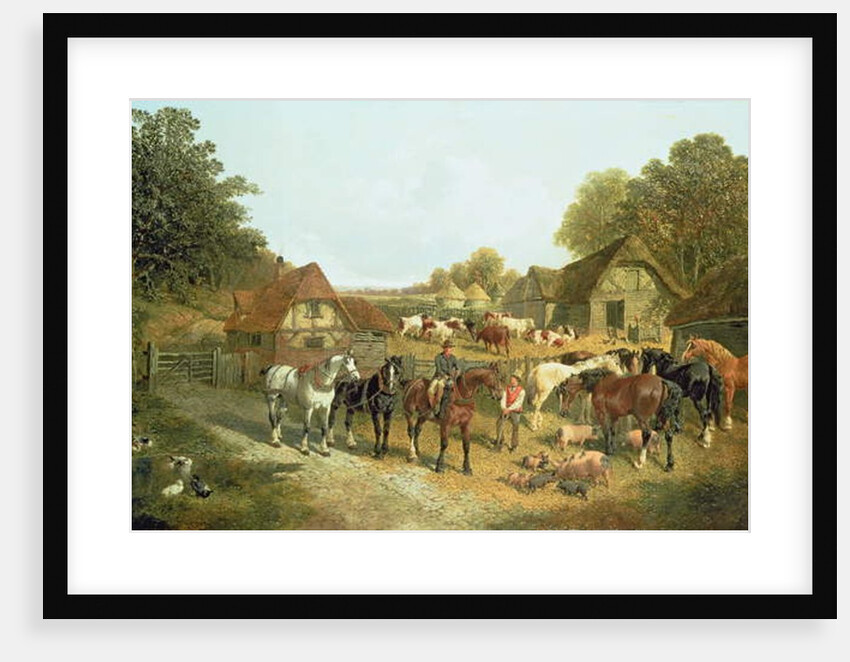 An English Homestead by John Frederick Herring Snr
